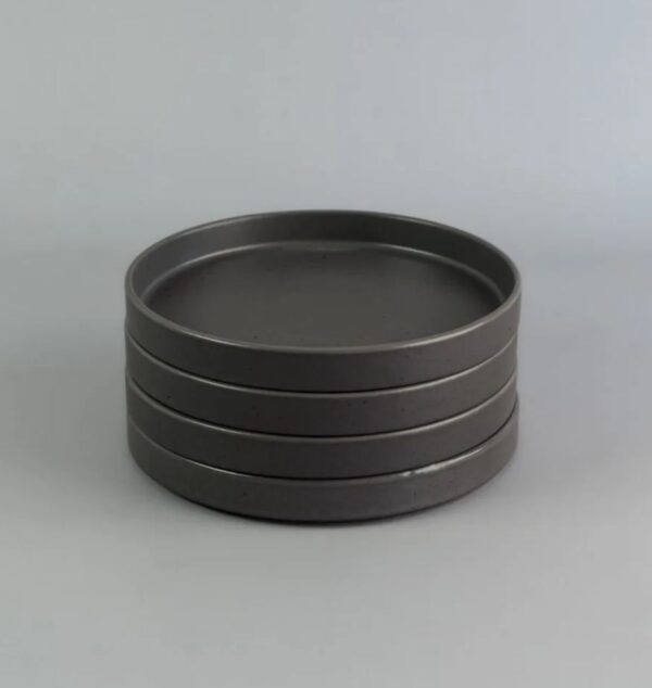 Plato Recto 21cm Gris